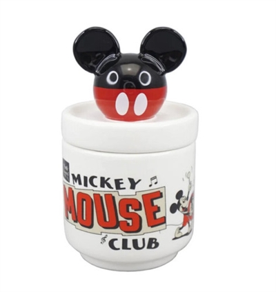 Redstring JARSLSDC05 (Disney 100) Bote con tapa Mickey Mouse Club 14 cm. Limpiar solo con un paño.