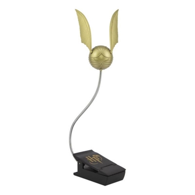 Redstring PP5555HPV2 Lámpara Flexo Licencia Harry Potter diseño Snitch Dorado, alimentada con cable USB.