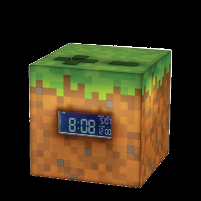 Redstring PP6733MCF Paladone PP6733MCF. Tipo: Reloj despertador digital, Tema: Minecraft, Forma: Cubo. Tipo de visualizador: LED. Fuente de energía: USB. Ancho: 130 mm, Altura: 130 mm. Cantidad por paquete: 1 pieza(s)