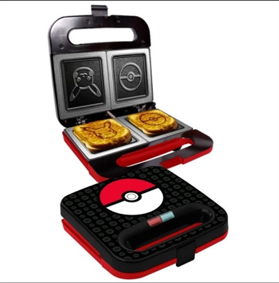 Redstring PP-POK-PK1-IB Sandwichera Pokemon (Poke Ball) a dos caras Enchufe Europeo.
