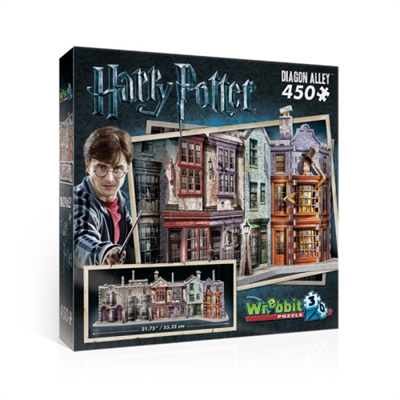Redstring W3D-1010 Wrebbit 3D Harry Potter Diagon Alley 450 pcs. Rompecabezas 1 – 14 unidades de piezas de puzzle: 450 pieza(s). Género: Televisión/películas, Tema: Harry Potter, Edad recomendada (mín.): 14 año(s). Ancho: 195 mm, Altura: 215 mm