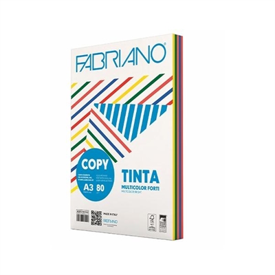 Sadipal F62629742 Pack De Papel De 80 G/M² En Formato A3 En Colores Intensos Surtidos. Cada Pack Contiene 250 Hojas. Papel De Alta Calidad Con Tintado Homogeneo Ideal Para La Escuela La Oficina Y El Hogar. Aptos Para Impresoras Inkjet Laser Fotocopiadoras O Escritura Manual.