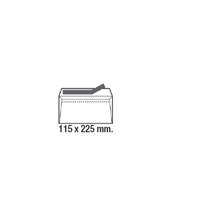 Sam 247730 Sobres Americano Fabricados En Papel Offset Especiales Para Impresoras Laser. Sus Medidas Son 115 X 225 Mm Y Tiene Un Gramaje De 90 G. La Solapa Es Recta Y Su Tipo De Cierre Es Engomado. La Ventana Se Situa En La Parte Derecha. La Caja Contiene 500 Sobres.