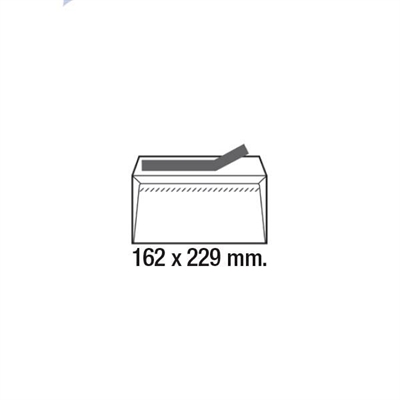 Sam 266744 Sobres Blancos Fabricados En Papel Offset. Sus Medidas Son 162 X 229 Mm Y Tiene Un Gramaje De 90 G. La Solapa Es Recta Y Su Tipo De Cierre Es Con Tira De Silicona. Tiene Ventana En La Parte Derecha. La Caja Contiente 500 Sobres.