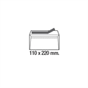 Sam 247643 - Sobres Blancos Fabricados En Papel Offset. Sus Medidas Son 110 X 220 Mm Y Tiene Un Gramaje