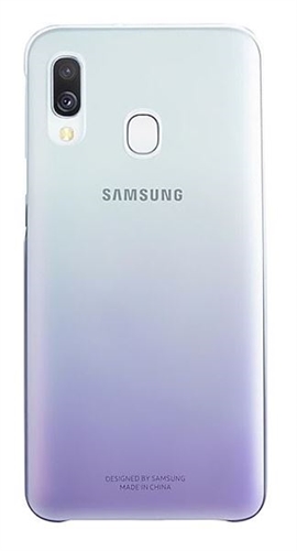 Samsung EF-AA202CVEGWW Gradation Cover A20e (2019)Violet - Tipología Específica: Funda Para Smartphone; Material: Silicona; Color Primario: Morado; Color Secundario: Ningún Color Secundario; Dedicado: Sí