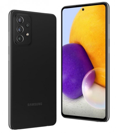 Samsung SM-A725FZKDEUB Samsung Galaxy A72,6GB,128GB,4G LTE,6.7,4x cámaras traseras, Andorid,Negro,2Años