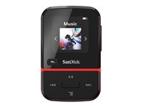 Sandisk SDMX30-016G-G46R SanDisk Clip Sport Go - Reproductor digital - 16 GB - rojo