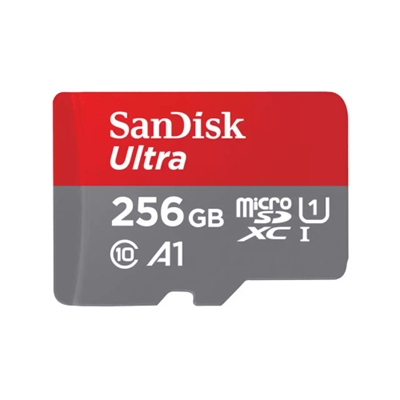 Sandisk SDSQUAC-256G-GN6MA SanDisk Ultra - Tarjeta de memoria flash (adaptador microSDXC a SD Incluido) - 256 GB - A1 / UHS Class 1 / Class10 - microSDXC UHS-I