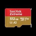 Sandisk SDSQXAV-512G-GN6MA - SanDisk Extreme - Tarjeta de memoria flash (adaptador microSDXC a SD Incluido) - 512 GB - 