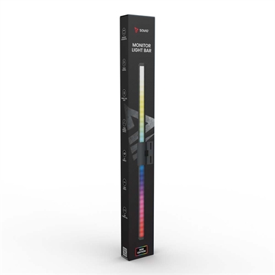 Savio SAVGLB-01 LAMPARA LED USB MONITOR SAVIO LB-01 8 COLORES RGB CONTROL TACTIL NEGRO