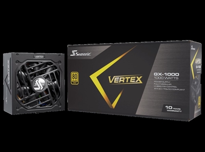 Seasonic VERTEX-GX-1000 FUENTE DE ALIMENTACION ATX 1000W SEASONIC VERTEX GX 1000 80 GOLD FULL MODULAR VENT 135MM PCI-E 5 12VHPWR