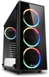 Sharkoon 4044951026685 - Con la semitorre ATX TG4 RGB, puedes revestir tu hardware en un cristal elegante y abundan