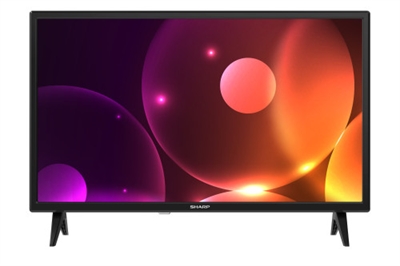 Sharp 1T-C24FA2EF2NB Sharp 24FA2E. Diagonal de la pantalla: 61 cm (24), Resolución de la pantalla: 1366 x 766 Pixeles, Tipo HD: HD, Tecnología de visualización: LED, Forma de la pantalla: Plana. Tecnología de interpolación de movimiento: Active Motion 100, Relación de aspecto nativa: 16:9. Formato de señal digital: DVB-C, DVB-S, DVB-S2, DVB-T, DVB-T2. Color del producto: Negro