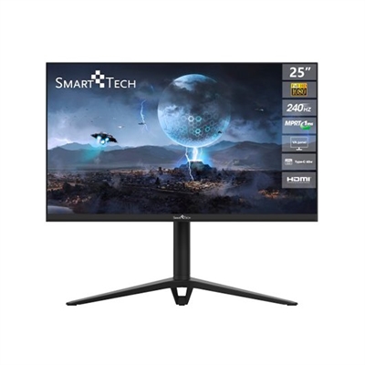 Smart 245G01FVF MONITOR GAMING LED 25 SMART TECH 245G01FVF FHD VA 240HZ 1MS 1XHDMI 1XDP 1XUSB-C 3XUSB ALTAVOZ PIVOT.