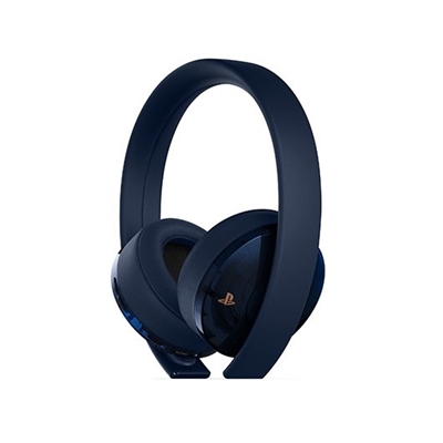 Sony 9404576 Ps4 Gold Navy Blue Wireless Headset - Tipología: Cascos Inalámbricos; Micrófono Incorporado: Sí; Control Remoto: Control De Volumen/Música; Noise Canceling: Sí; Conectores: Wireless; Fuente De Alimentación: Batería Interna; Color Primario: Negro