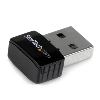 Startech USB300WN2X2C StarTech.com Mini Adaptador de Red Inalámbrico USB 2.0 a Wireless N de 300 Mbps - NIC Wifi Externo 802.11n 2T2R - Adaptador de red - USB 2.0 - 802.11b/g/n - negro