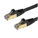 Startech 6ASPAT3MBK - Cable 3M Red Ethernet Rj45 Stp Cat6a Snagless Negro - Tipo Conector A: Rj-45; Tipo Conecto