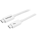 Cable 2M Thunderbolt 3 Usb-C Blanco Compatible Displayport