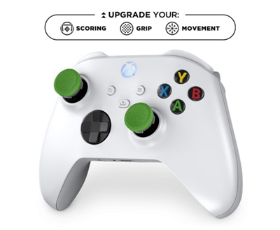 Steelseries 5104-XBX-EU KontrolFreek Precision Sports: Soccer Edition. Plataformas de juego soportadas: Xbox One, Xbox Series S, Xbox Series X, Tipo de producto: Thumbstick, Color del producto: Verde. Cantidad por paquete: 2 pieza(s)