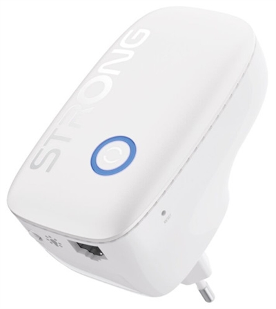 Strong REPEATER 1200 WIFI5 STRONG Dual Band Repeater 1200/ Wi-Fi estándar 802.11a/b/g/n/ac/ 1200 Mbit/s/ 1x LAN/ 1x enchufe/ luz nocturna/ blanco.