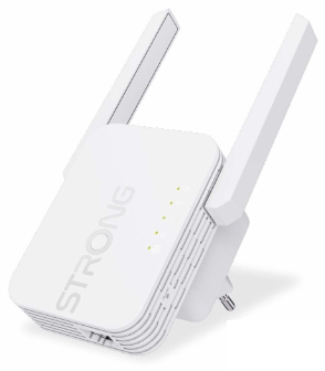Strong REPEATER300S ¿Busca una solución para mejorar las señales Wi-Fi en zonas específicas de su hogar?Presentamos el REPEATER300S de STRONG: Aumente la cobertura Wi-Fi sin esfuerzo con nuestra última innovación. Con una velocidad máxima de 300 Mbps, esta solución compacta de enchufe de pared garantiza una cobertura perfecta en cualquier espacio. Equipado con 2 antenas externas ajustables y un sistema de LED inteligente, resulta más fácil colocar en casa el repetidor para obtener un rendimiento óptimo. Además, también puede funcionar como punto de acceso o router, lo que proporciona flexibilidad para adaptarse a cualquier configuración. Mejora tu experiencia Wi-Fi con el REPEATER300S de STRONG.