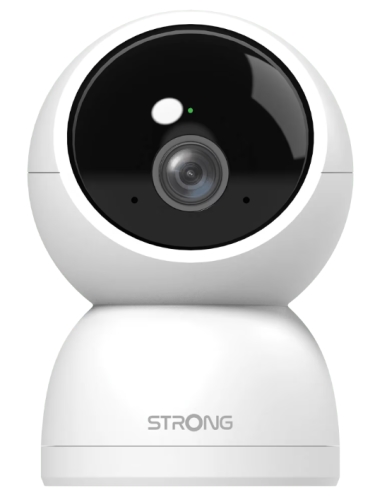 Strong SHC04IR0-W Presentamos nuestra solución de seguridad residencial: La cámara Smart Home Diseñada para mantener su hogar o negocio a salvo y seguro, cuenta con una impresionante gama de funciones para garantizar una vigilancia completa y un control perfecto.Su visión panorámica de 360° garantiza una cobertura completa, mientras que la detección inteligente de movimiento y personas filtra las falsas alarmas. De día o de noche, disfruta de imágenes nítidas con visión nocturna por infrarrojos. Comuníquese fácilmente con audio bidireccional y gestione su sistema desde cualquier lugar a través de nuestra intuitiva aplicación. Como es compatible con Wi-Fi de 2,4 GHz y 5 GHz, disfruta de una conectividad perfecta. Además, accede a las grabaciones en cualquier momento con el almacenamiento gratuito en la nube durante 7 días. No haga concesiones cuando se trate de la seguridad de su propiedad y de sus seres queridos. Invierta hoy mismo en la cámara Smart Home y disfrute de una seguridad, comodidad y tranquilidad inigualables. Consiga la suya ahora y experimente el futuro de la vigilancia.Fácil de usar con la aplicación- Controle su sistema de seguridad desde cualquier lugar con nuestra intuitiva aplicación. Arma/desarma tu cámara, visualiza transmisiones en directo y reproduce grabaciones desde la palma de tu mano.- 7 días de almacenamiento gratuito en la nube: Disfrute de un almacenamiento de vídeo sin complicaciones. Accede a las grabaciones en cualquier momento y lugar, sin preocuparte por el espacio.- Funciona con Wi-Fi 2.4G y 5G.Inteligente y eficiente- Vista panorámica de 360- Detección de movimiento y personas: Filtra las falsas alarmas y garantiza que solo se alerte de la actividad real, lo que aumenta la eficacia de la seguridad.- Audio bidireccional: Habla a través de la cámara con tu smartphone y escucha las respuestas en tiempo real.Imagen clara- Resolución de 4 MP: Disfruta de una nitidez inigualable con una impresionante resolución de 4 MP, que captura cada detalle con precisión.- Visión nocturna por infrarrojos: De día o de noche, nuestra cámara ofrece imágenes nítidas gracias a su capacidad de visión nocturna por infrarrojos.