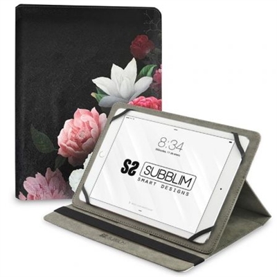 Subblim SUBCUT-4TC011 TRENDY CASE, es una funda universal para proteger tu Tablet. Su estilo es moderno, elegante y divertido, desarrollado por diseñadores con las preferencias del usuario. El acabado exterior con acabado en PU y el exquisito cosido le dan al producto un aspecto de alta calidad.El soporte antideslizante permite colocar la Tablet en varios ángulos de visión. Los puertos de conexión y botones permanecen accesibles incluso cuando su Tablet está en la funda, con grandes aberturas en todos los lados.DiseñoEl diseño de la funda Rosas, es un símbolo de amor, sensualidad y belleza que representan admiración y respeto.Exclusivo Sistema de SujeciónTe permite fijar tu dispositivo sin dañar su pantalla o marco, gracias al exclusivo sistema de silicona muy resistente y adaptable.Tres ángulos de visiónGracias a los finos y disimulados soportes de silicona podrás disfrutar de tus películas y vídeos o escribir fácilmente en tu dispositivo.CompatibleAPPLE: iPad 2nd (2011) de 9,7, iPad 3 (2012), iPad 4 (2012), iPad 9.7 2017, iPad 9.7 2018, iPad Air, iPad Air 2, iPad Air 2019 de 10,5”, iPad 2021 de 10,2, iPad 2020, iPad 2019 LENOVO: Lenovo Tab M10 (TB-X605) de 10,1, Tab M10 HD (TB-X505), Tab M10 HD (2.a generación) (TB-X306), Tab P10 (TB-X705F), Tab E10 (TB- X104F), Lenovo Tab M10 FHD Plus de 10,3 (TB-X606), Tab K10 2021 (TB-X6C6), Lenovo Tab P11 2020 de 11 (TB-J606), Lenovo Tab P11 Plus 2021 (TB-J607), Lenovo Xiaoxin Tab P11 Pro Plus 2021 de 11,5” (TB-J716F/TB-J607F), Lenovo Tab 2 (X30/A10-30/A10-70), Tab 3 10 Business (TB3-X70), Lenovo Tab 3 10 Plus/Tab 10 (TB-X103F), Tab 4 10 Plus (TB-X704), Tab 4 10 2017 (TB-X304F/N)SAMSUNG: Samsung Galaxy Tab E 9.6 (SM-T560), Tab A 9.7 (SM-T550), Tab A 10.1 2016 (SM-T580/T585/P580), Tab A 10.5 (SM-T590/T595), Tab A 10.1 2019 (SM-T510/T515), Samsung Galaxy Tab S2 (SM-T815), Tab S3 (SM-T820) de 9,7”, Samsung Galaxy Tab S5E 10.5 (SM-T720/T725), Tab S4 10.5 (SM-T830), Tab S6 10.5 (SM-T860/T865), Tab S6 lite (SM-P610/P615), Tab S7 2020 ( SM-T870/T875), Samsung Galaxy Tab A7 2020 (SM- T500/T505), Tab A8 2021 (SM-X200/X205), Samsung Galaxy Tab 4 de 10,1” (SM-T530), Note 10,1” de 2014 (SM-P600)HUAWEI: Huawei MediaPad M3 Lite 10 2017, M5 Lite 10 2018, Mediapad T2 10 Pro, 9.6 Huawei T3 10, Huawei MediaPad T5 10 2018 de 10,1, MatePad T10S/T10 2020, Huawei Enjoy Tablet 2 2020, Huawei MediaPad M6 2019 de 10,8”, Huawei MatePad 11 2021 de 11SONY: Sony Xperia Z4 Tablet, Xperia Z4 Tablet LTEASUS: Asus ZenPad 10 Z3001M/Z30M, ZenPad 10 Z500XIAOMI: Xiaomi Mi Pad 2, Xiaomi Mi Pad 3, Xiaomi Mi Pad 7.9, Xiaomi MiPad, Xiaomi Pad 5.TCL: Tab 10 HD, Tab 10 HD 4G y Tab 10s 5G, TCL TAB MAX, TCL TAB PROSPC: SPC Gravity Max, SPC Gravity 4G, SPC Gravity Ultimate, SPC Gravity Pro, SPC Gravity SE, SPC Heaven, SPC BlinkDENVER: Denver TAQ-10285, Denver TAQ-10283, Denver Tiq-11013 10.6, Denver TAQ-10253, Denver TAQ-10394, Denver TAQ-10423, Denver TAQ-10465ALCATEL: Alcatel 1t 10, ALCATEL 3T MIDNIGHT