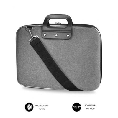 Subblim SUBLB-EVA0015 Maletin Ordenador Eva Laptop Bag Pl 133 Grey