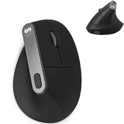 Subblim SUBMO-EDNVW01 Al utilizar el ratón Nature Vertical, experimentarás una mejora significativa en la comodidad durante largas jornadas de trabajo. Su postura ergonómica facilita una distribución equilibrada del peso y ayuda a prevenir lesiones por estrés repetitivo. Además, al reducir la tensión en el brazo y la muñeca, se fomenta un flujo sanguíneo más saludable y se minimizan los dolores asociados.SILENCIOSOGracias a la tecnología Silent Click, este ratón es extremadamente silencioso, lo que lo hace ideal para oficinas, bibliotecas o trabajos nocturnos prolongados.PRECISIÓNEl diseño de este ratón permite su uso en dispositivos con diversas resoluciones y en múltiples superficies, gracias a su sensor óptico ajustable de hasta 4000 dpi.ACABADOS DE CALIDADFabricado con materiales de alta calidad, este ratón no solo tiene un aspecto profesional, sino que también es más duradero, extendiendo su vida útil.AHORRO DE ENERGÍAEl ratón Nature Vertical de SUBBLIM se destaca por su batería recargable de alta capacidad, que se carga rápida y convenientemente a través del puerto USB Tipo C.