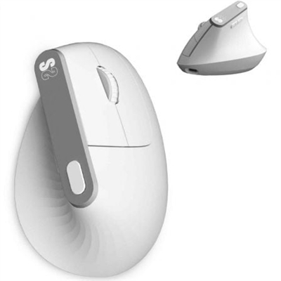 Subblim SUBMO-EDNVW02 La forma especial mantiene el brazo y la muñeca en una posición natural, lo que ayuda a disminuir considerablemente la tensión en estas áreas. Este ratón inalámbrico no solo se centra en la comodidad, sino también en la eficiencia. Su diseño inteligente permite un desplazamiento y clics suaves y precisos. Con botones de fácil acceso y tecnología inalámbrica dual multidispositivo, te ofrece libertad de movimiento sin los inconvenientes de los cables.Este ratón inalámbrico no solo se centra en la comodidad, sino también en la eficiencia. Su diseño inteligente permite un desplazamiento y clics suaves y precisos. Con botones de fácil acceso y tecnología inalámbrica dual multidispositivo, te ofrece libertad de movimiento sin los inconvenientes de los cables. Diseño Vertical y Ergonómico Avanzado que ofrece un cómodo uso más natural para la mano derecha con un suave tacto. Laterales con revestimiento de goma en un diseño moderno y elegante. Conexión Bluetooth o por radiofrecuencia de 2,4 GHz seleccionable. Permite conectar y emparejar hasta 2 dispositivos. Sensor de alta precisión con una resolución ajustable de hasta 4000 dpi en 6 niveles. Funciona sin problemas sobre casi cualquier superficie. Batería recargable de Litio de 500 mAh que proporciona una duración prolongada incluso en un uso intensivo (incluye cable USB C). Compatible con dispositivos Windows® 8/10/11, Android™, iOS/iPadOS 13 y MacOs. Dispone de un total de 6 botones, incluyendo dos botones laterales alineados con el pulgar con los que será más fácil avanzar o retroceder con agilidad. Tecnología Silent Click que permite una pulsación de botones silenciosa. Rueda de desplazamiento de silicona antideslizante con detalles laterales cromados para un control preciso y cómodo.