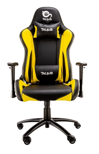 Talius TAL-LIZARD-YLW ?? Sorprende A Adultos Y Niños. La Combinación Definitiva De Diseño Prestaciones Y Precio Es La Nueva Talius Lizard. Equilibrio Calidad-Precio Para Largas Tardes De Juego Yo Trabajo. Tiene Todo Lo Que Debe Tener Una Verdadera Silla Gaming: Ajuste En Altura Regulación De Respaldo Ergonómica Cojín Lumbar Y Cervical De Movimiento Fácil Y Cómodo Reposabrazos Confortables Y Materiales De Alta Calidad Fácil De Limpiar. ?? Diseño Deportivo. A Simple Vista Se Puede Observar Su Imagen Sport Y Con Acabados Acolchados Para Que Tengas La Posición Perfecta Para Sentarse Y Seguir Trabajando De Manera Eficiente Y Así Tener Un Día Productivo. Soporte Ajustable 2D Para Un Soporte Óptimo Del Antebrazo Aliviando La Presión En La Muñeca Y La Tensión Muscular. ? Funcionalidad. Fácil Ajuste De La Altura Del Asiento Para Un Soporte Ergonómico Óptimo Lo Que Se Reduce La Presión Sobre La Columna Vertebral. El Cojín Lumbar. Cervical Y Asiento Están Hechos De Espuma De Una Sola Pieza De Alta Densidad Lo Que Hace Que No Sea Fácil De Deformar Después De Un Uso Prolongado. El Respaldo Se Puede Inclinar En Varios Ángulos Hasta Un Máximo De 180º. ?? Estructura: Base De Aluminio De Alta Calidad Diseñada Para Soportar Una Carga Máxima De 120 Kg. Pistón De Gas De Clase 4 Fácil Ajuste De La Altura Del Asiento Para Un Soporte Ergonómico Óptimo. ?? Ensamblaje. Proporcionamos Instrucciones De Instalación Detalladas Con Todo Lo Que Necesario Para Su Montaje Fácil Y En El Menor Tiempo Posible.