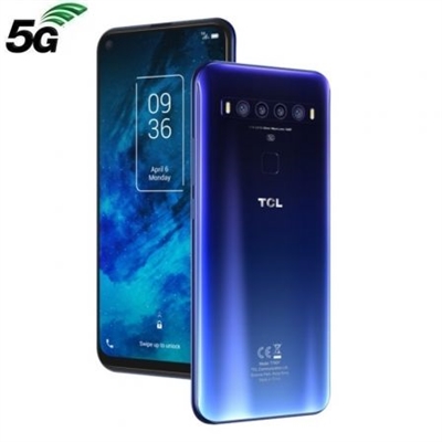 Tcl T790Y-2AYGES11 MOVIL SMARTPHONE TCL 10 6GB 128GB 5G DS CHROME BLUE OCTACORE 6GB 128GB 6.53 FHD+ 64+8+5+2MP 16MP