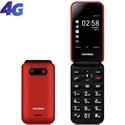 Telefunken TF-GSM-740-CAR-RD - Telefunken S740 - 4G teléfono básico - RAM 512 MB / Memoria interna 4 GB - microSD slot - 