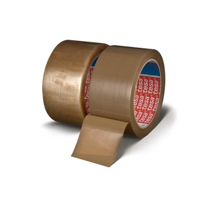 Tesa 04089-00006-06 Precinto De Polipropileno Color Habana Su Ancho De Cinta Es De 50 Mm Y Su Largo De 66 M. Su Adhesivo Es De Caucho Natural Solvente. Es Perfecto Para Sellar Cajas De Peso Medio Y Ligero.