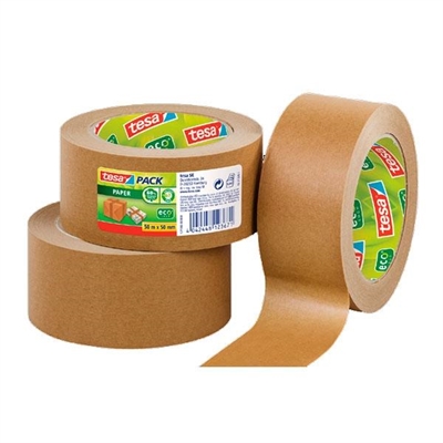 Tesa 57180-00000-03 Precinto De Papel Ecologico Para Cartones Cajas Sobres U Otros Materiales Adecuados Para Reciclaje. Soporte De Papel Libre De Agentes Blanqueantes. Mandril 100% Carton Reciclado. Mancheta 80% Carton Reciclado. Fuerte Adhesion. Compatible Con Todos Los Dispensadores De Tesapack. Cada Paquete Contiene 6 Rollos.