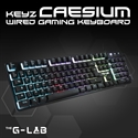 The-G-Lab KEYZ-CAESIUM/SP - The G-Lab Keyz Caesium Es un Teclado Gaming QWERTY que Incluye Ñ. Es un Teclado Gamer con 