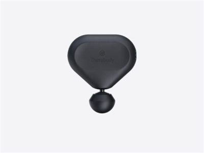 Therabody TG02017-01 Therabody Theragun mini. Tipos de masajes: Masajes con calor y vibración, Color del producto: Negro, Tipo de control: Botones. Alimentación: Batería, Tipo de batería: Integrado, Voltaje de la pila: 12 V. Ancho: 137 mm, Profundidad: 110 mm, Altura: 40 mm