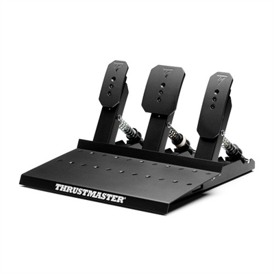 Thrustmaster 4060383 Thrustmaster Raceline Pedals III. Tipo de dispositivo: Pedales, Plataformas de juego soportadas: PC, PlayStation 4, PlayStation 5, Xbox One, Xbox Series S, Xbox Series X. Color del producto: Negro. Sistema operativo Windows soportado: Windows 10, Windows 11. Dimensiones de los pedales (AnxLxAl): 370 x 350 x 215 mm, Peso de los pedales: 4 kg