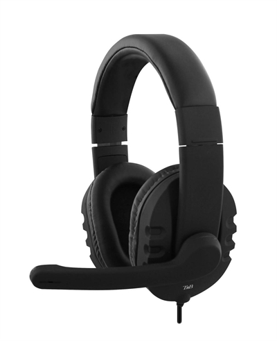 Tnb CSMHS300 Hs-300 - Auriculares Multimedia Headsetclosed Headphones (Circumaural) Which Gives You Exceptional Sound Quality With Deep Bass And Perfect Sound Balance - Unidirectional Microphone Volume Control And Mute Button (Mute) - Rubber Exterior (Soft Touch) Ultra Comfortable Synthetic Leather Headband - Supplied With A Notebook Adapterwired Connectivity - Magnet Diameter 40 Mm - Frequency Range 20 - 20000 Hz - Impedance 32 Ohm - Long. Cord 2M - Max Input Power 100 Mw - Sensitivity 10 Db - Color. Black