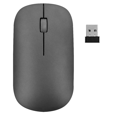 Tnb MWMAC Wireless Mac Mouse - Dual Receivercombine Elegance And Performance - Smooth Sculpted And Metal Wheel Design Blends Perfectly With Your Mac - Plug & Play Function - Dual Usb-A And Bluetooth Receiver Choose The Connection Mode You Want And Navigate On Two Computers With The Same Mouse - Button On The Back Allowing To Easily Switch From One Device To Another - On / Off Button - Compatible With Any Device With Usb Port Or Bluetooth Connection (Mac Pc Phone) - Dimensions: L 12.5 X H 6.9 X D 4.6 Cmcharacteristics: Power Supply: 1 Aa Battery Supplied - Connectivity: Wireless - Dpi: 800/1200/1600 - Number Of Buttons: 3 - Color. Space Grey - New - Available 04/2020
