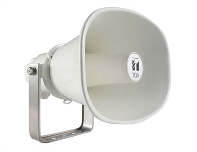 Toa IP-A1SC15 IP-A1SC15Bocina IPLos sistemas combinados de video y audio le ayudan a responder de inmediato a una situación de emergencia con un anuncio en directo. Comuníquese con los lugares vigilados, atendiendo la situación en tiempo real. El altavoz de bocina IP con amplificador incorporado es compatible con varios protocolos de red industrial y tiene cuatro modos de transmisión de audio diferentes para integrar a la perfección los dispositivos de punto final de audio en su sistema de acceso. Priorice los anuncios de red y los mensajes grabados sobre SIP o el protocolo común para cámaras IP con un software de navegador intuitivo. El altavoz de bocina IP ofrece un control de volumen preciso mediante API remota que permite ajustes de volumen en diferentes entornos. El nivel máximo de presión sonora es de 124dB a 15 W alimentado con PoE + La temperatura de funcionamiento es de -30 ° C a +55 °C; IP 66 Se pueden grabar hasta 20 fuentes de sonido Ajuste de nivel de volumen individual para cada fuente de audio