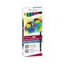 Tombow ABT-6C-1 - Rotulador Con Doble Punta Pincel Con Tinta A Base De Agua Que Le Permite Mezclarse Con Otr