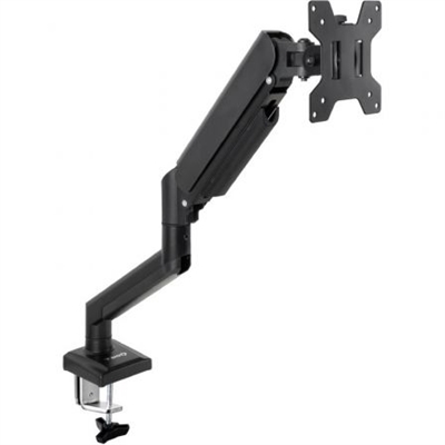 Tooq DB1334TNR-B Especificaciones:Pantallas Soportadas: 13-34Compatible Con Vesa: 75X75 Y 100X100Peso Soportado De Pantalla: Minimo 2 Kg. Maximo 10 KgBrazo Regulable Con Piston De GasAngulo De Inclinacion: +70°/-45°Angulo De Giro: +90°/-90°Angulo De Rotacion: +180°/-180°Altura Ajustable Hasta 440 MmExtension Maxima Del Brazo: 490 MmInstalacion Mediante Abrazadera O Tornillo PasanteSistema De Organizacion De CablesCompatible Con Pantallas CurvasColor: NegroMaterial: Fabricado En Acero De Alta CalidadPeso Neto: 192 Kg. Peso Bruto: 250 KgMedidas Del Embalaje: 395X200x90 Mm Contenido Del Paquete:1 X Soporte1 X Kit Montaje (Incluye Herramientas)1 X Manual De Instalacion