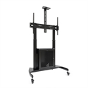 Tooq FS20500M-B - TooQ “NARNIA” Soporte de Suelo con Armario Multiusos + Accesorios Rack para Pantallas 60''