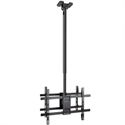 Tooq LPCE2286TSLI-XL-B - Tooq Soporte Techo 2 Pantallas 43-86 Xl Negro