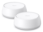 Tp-Link DECO BE25 3-PACK TP-Link DECO BE25(3-PACK). Color del producto: Blanco, Tipo de antena: Interno, Tipo de producto: Sistema de malla. Banda Wi-Fi: Doble banda (2,4 GHz / 5 GHz), Estándar Wi-Fi: Wi-Fi 7 (802.11be), Tasa de transferencia de datos WLAN (máx.): 2882 Mbit/s. Firmware actualizable mediante: Asistente para actualización automática, Red. Certificados de conformidad: CE, Comisión Federal de Comunicaciones (FCC) de Estados Unidos, RoHS. Ancho: 150 mm, Profundidad: 150 mm, Altura: 62 mm