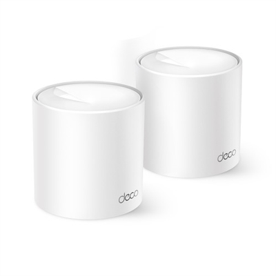 Tp-Link DECO X10(2-PACK) Ax1500 Whole Home Mesh Wi-Fi 6 - Tipo Alimentación: Ac/Dc; Número De Puertos Lan: 2 N; Ubicación: Interior; Frecuencia Rf: 2,4/5 Ghz; Velocidad Wireless: 1200 Mbit/S; Wireless Security: No; Supporto Poe 802.3Af: No