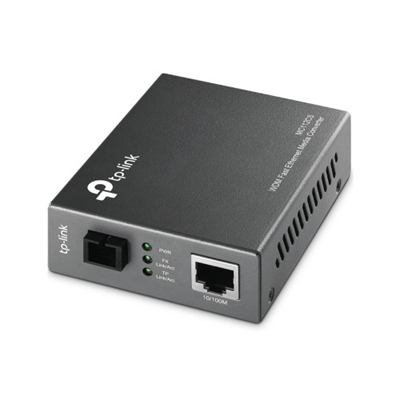 Tp-Link MC112CS - Cumple las normas 802.3u 10/100Base-TX, 100Base-FX.- Adopta la tecnología WDM, transmite y recibe datos sobre una sola fibra ópticaEl MC112CS es un convertidor multimedia diseñado para convertir fibra 100BASE-FX a cable 100Base-TX o viceversa.Con la tecnología WDM, el MC112CS solamente necesita un cable de fibra óptica para transmitir y recibir datos, lo que le ahorra la mitad del coste del cableado.Diseñado conforme a las normas IEEE 802.3u 10/100Base-TX y 100Base-FX, el MC112CS se utiliza con fibra óptica monomodo utilizando el conector SC.El MC112CS soporta láser de onda corta (SX) a una tasa de transferencia de velocidad completa de cable.Funciona a 1310nm transmitiendo datos y a 1550nm recibiendo datos.Por tanto, el aparato conectado al MC112CS debe funcionar a 1550nm transfiriendo datos y a 1310nm recibiendo datos.El convertidor multimedia MC111CS de TP-LINK es uno de los modelos que puede conectarse al MC112CS. Otras características de este módulo son la posibilidad de uso como dispositivo independiente (sin necesidad de bastidor), Auto MDI/MDI-X para el puerto TX, Autonegociación de modo duplex en el puerto TX, y LEDs de estado en el panel frontal.El MC112CS transmite mediante fibra óptica monomodo aumentando la distancia de la fibra hasta 20 kilómetros.