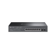 Tp-Link SG2210MP &Quot Jetstream? 10-Port Gigabit Smart Switch With 8-Port Poe+ Port: 8× Gigabit Poe+ Ports 2× Gigabit Sfp Slotsspec: 802.3At/Af 150 W Poe Power 1U 13-Inch Rack-Mountable Steel Casefeature: Integration With Omada Sdn Controller 802.1Q Vlan Stp/R